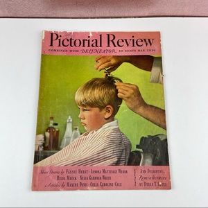 Vintage Pictorial Review Magazine March 1939 Art History Photography